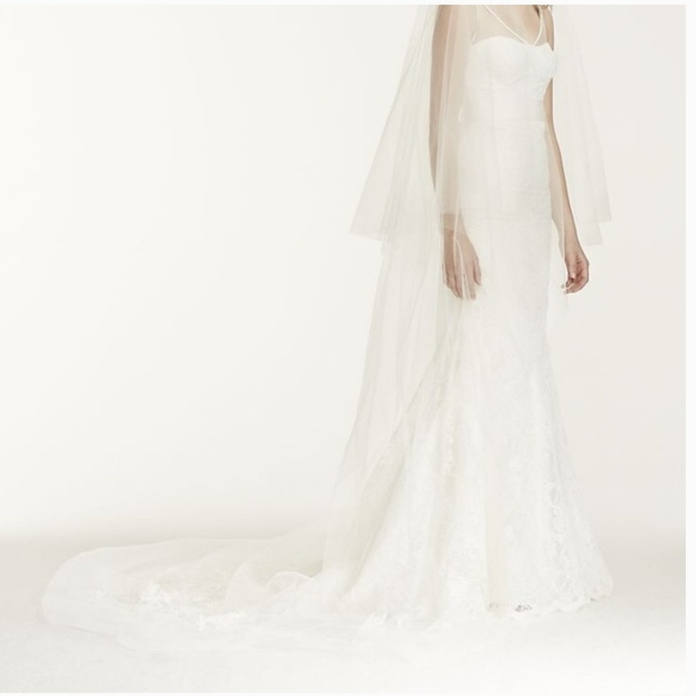Authentic Vera wang lace cathedral veil!!